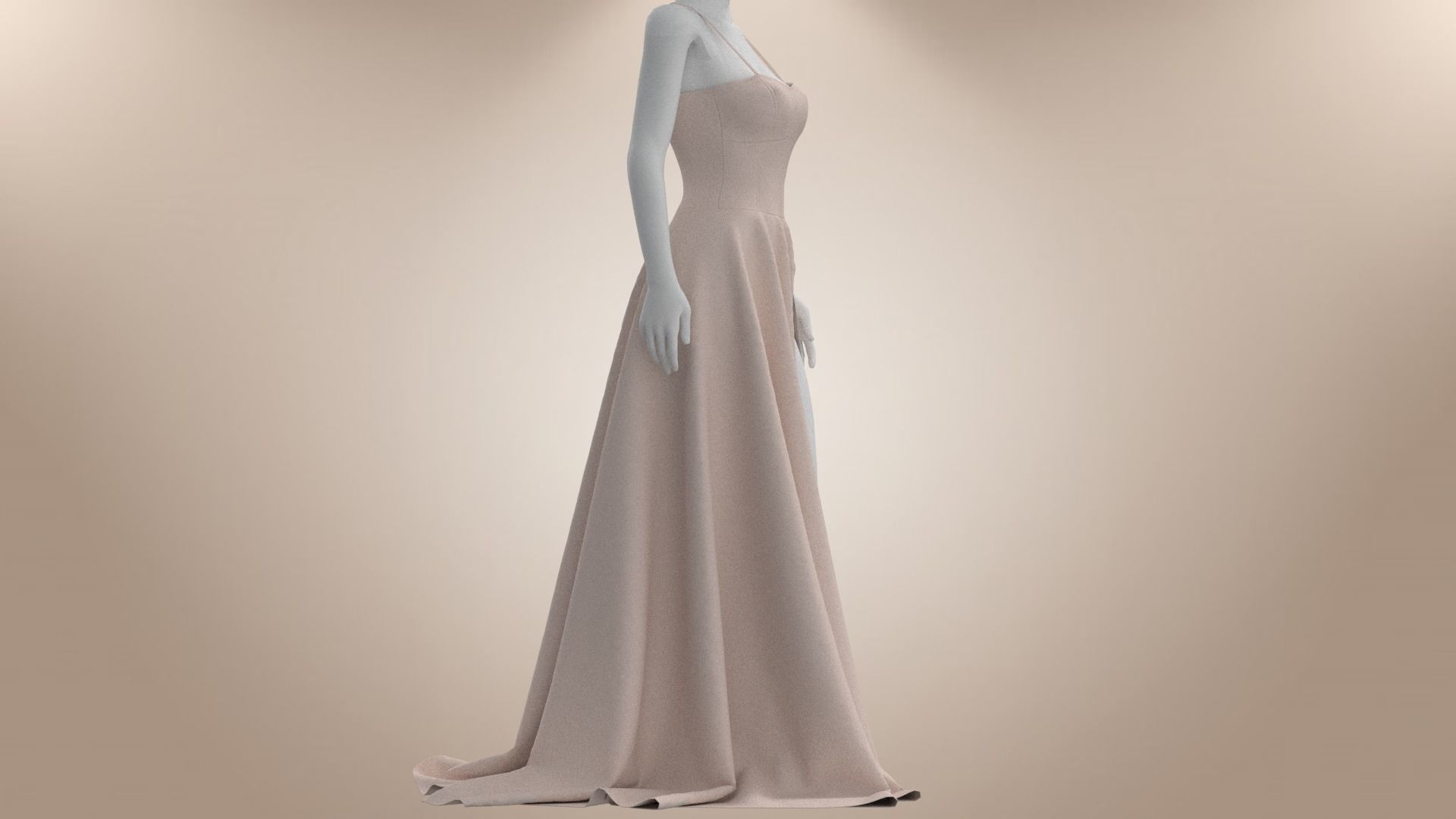 Collection Of Dresses 3D model_20
