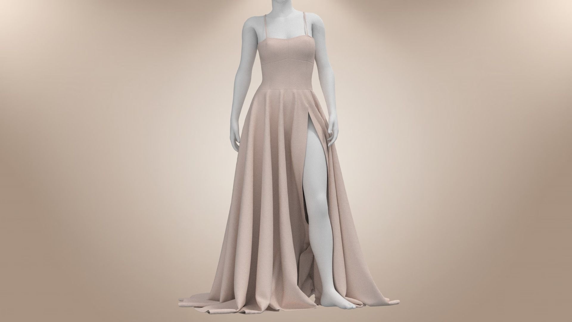 Collection Of Dresses 3D model_18
