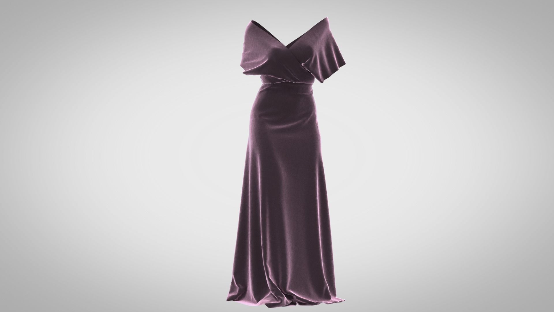 Collection Of Dresses 3D model_7