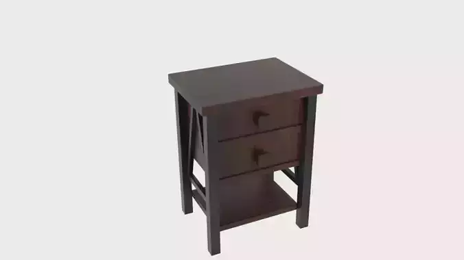  Double Esmarina End Table Cabinet