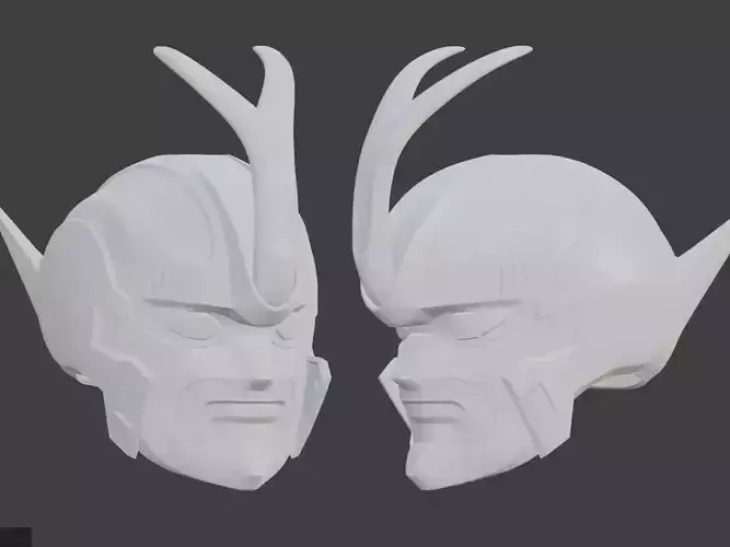CYBERCOP JUPITER HELMET 3D PRINT READY FILES