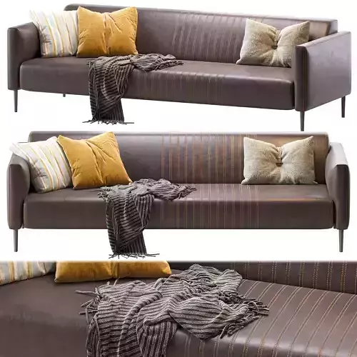 Sofa Tuxedo D3m 3D model