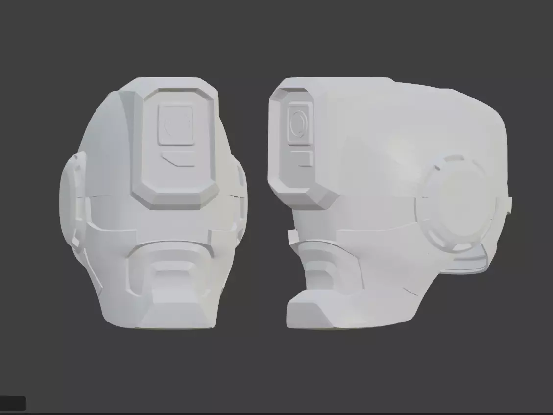 CYBERCOP MARS HELMET 3D PRINT READY FILES 3D print model_0