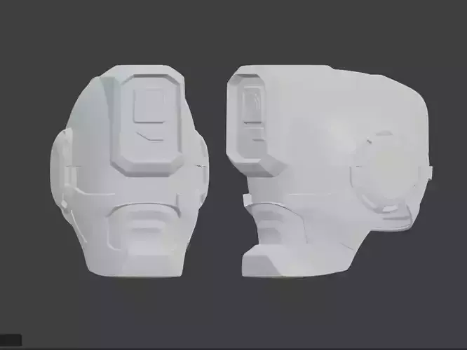 CYBERCOP MARS HELMET 3D PRINT READY FILES