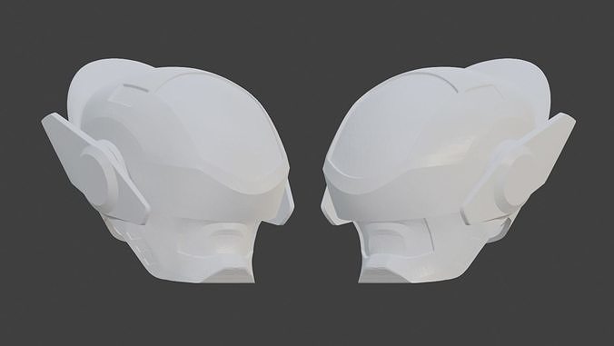 CYBERCOP MERCURY HELMET 3D PRINT READY FILES 3D print model