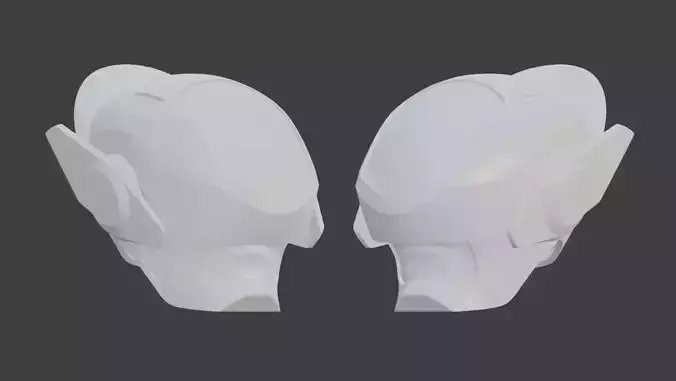 CYBERCOP MERCURY HELMET 3D PRINT READY FILES