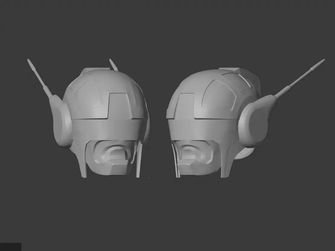 CYBERCOP SATURN HELMET 3D PRINT READY FILES 3D print model_0