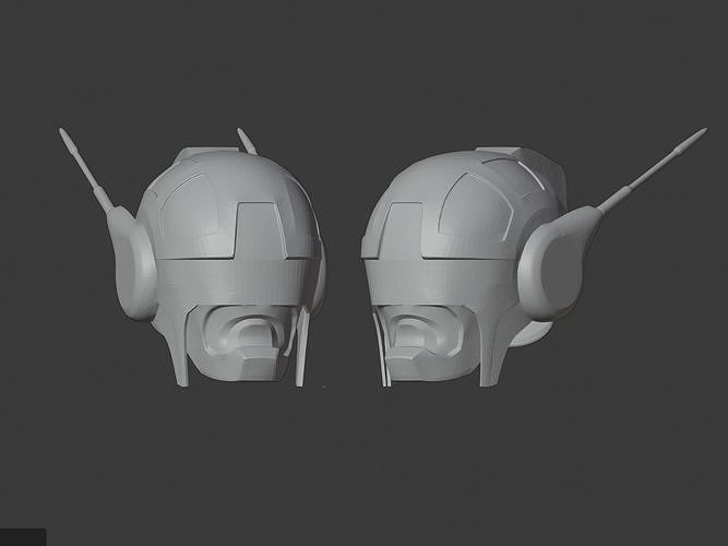 CYBERCOP SATURN HELMET 3D PRINT READY FILES 3D print model