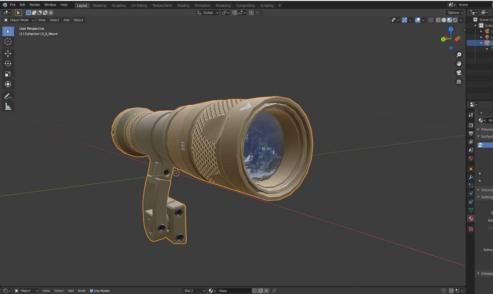 S And S PRECISION M AX MOUNT Low Poly PBR 3D Model  Low-poly 3D model_2