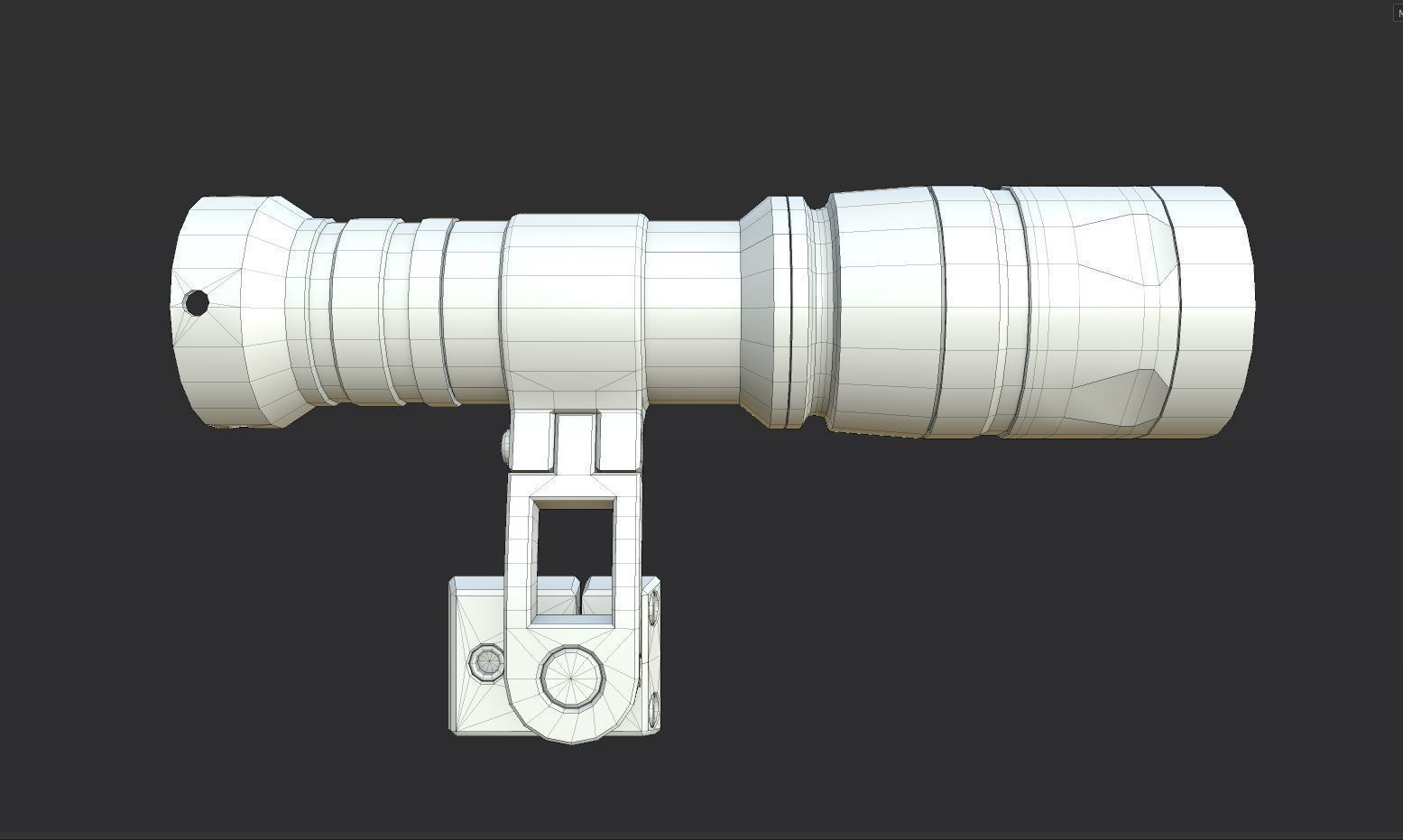 S And S PRECISION M AX MOUNT Low Poly PBR 3D Model  Low-poly 3D model_4