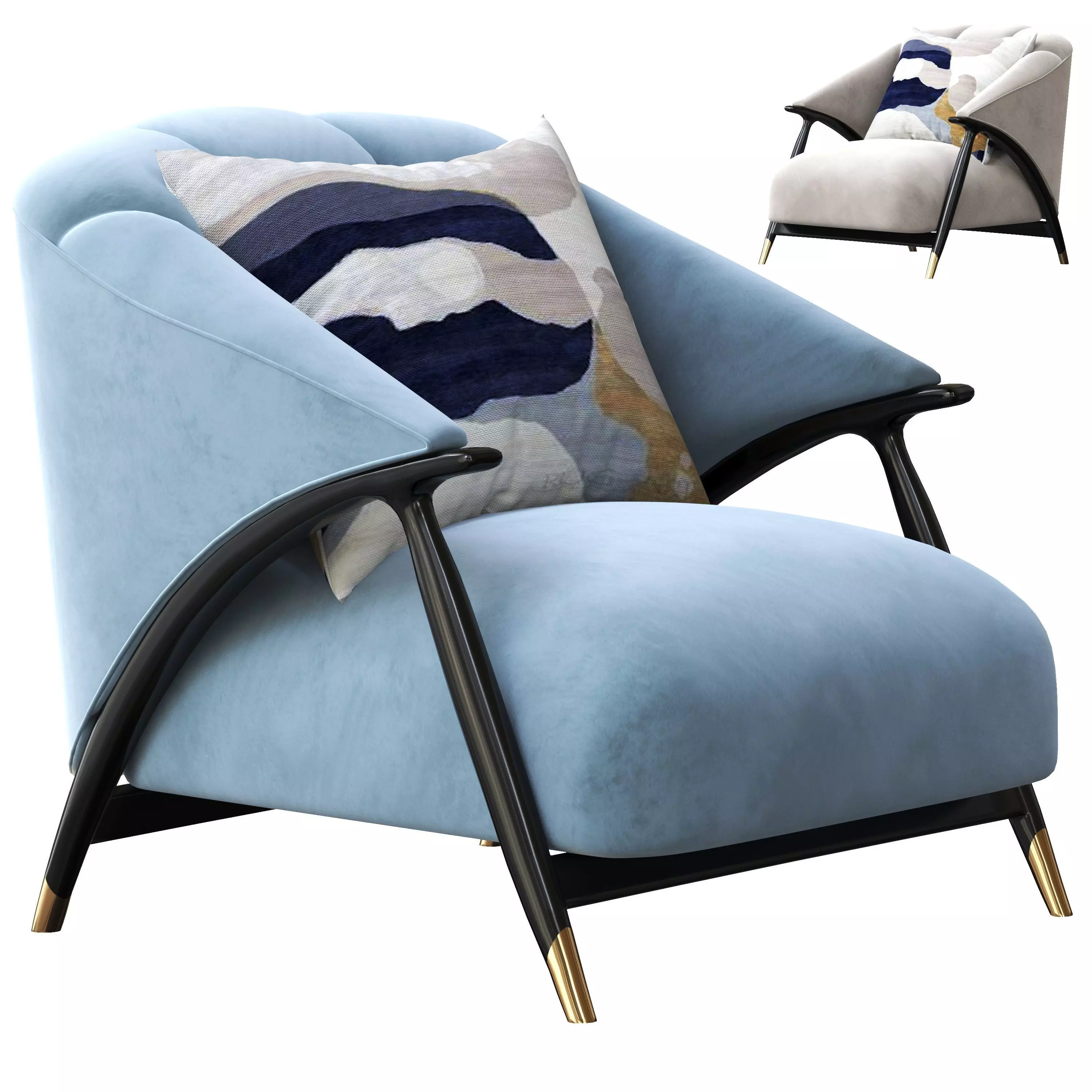 FORWARD ARMCHAIR 3D model