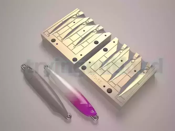 DM Slim Likeness 7-10-15gr Metal Jig Molds