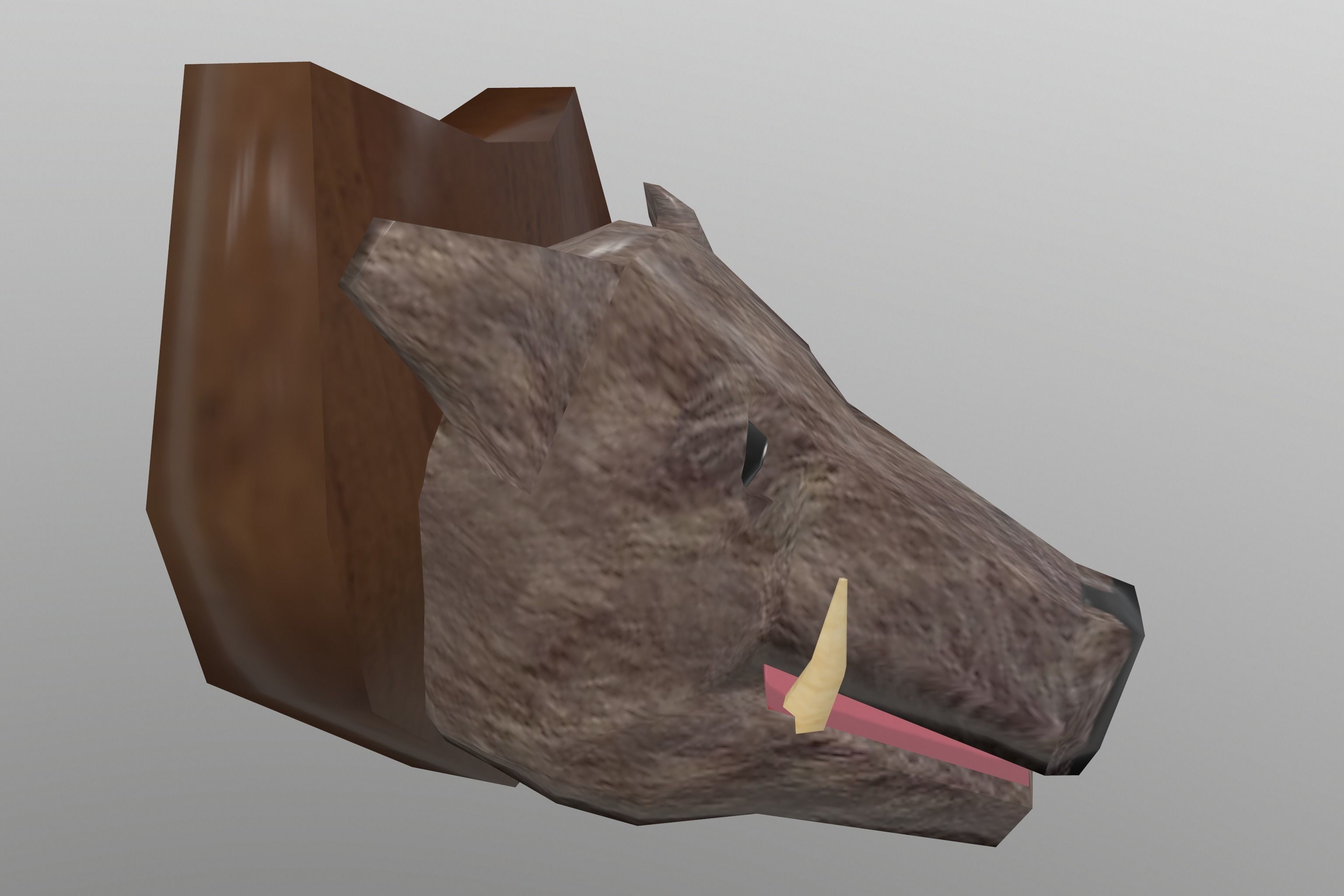 Boar Head 3D model_2