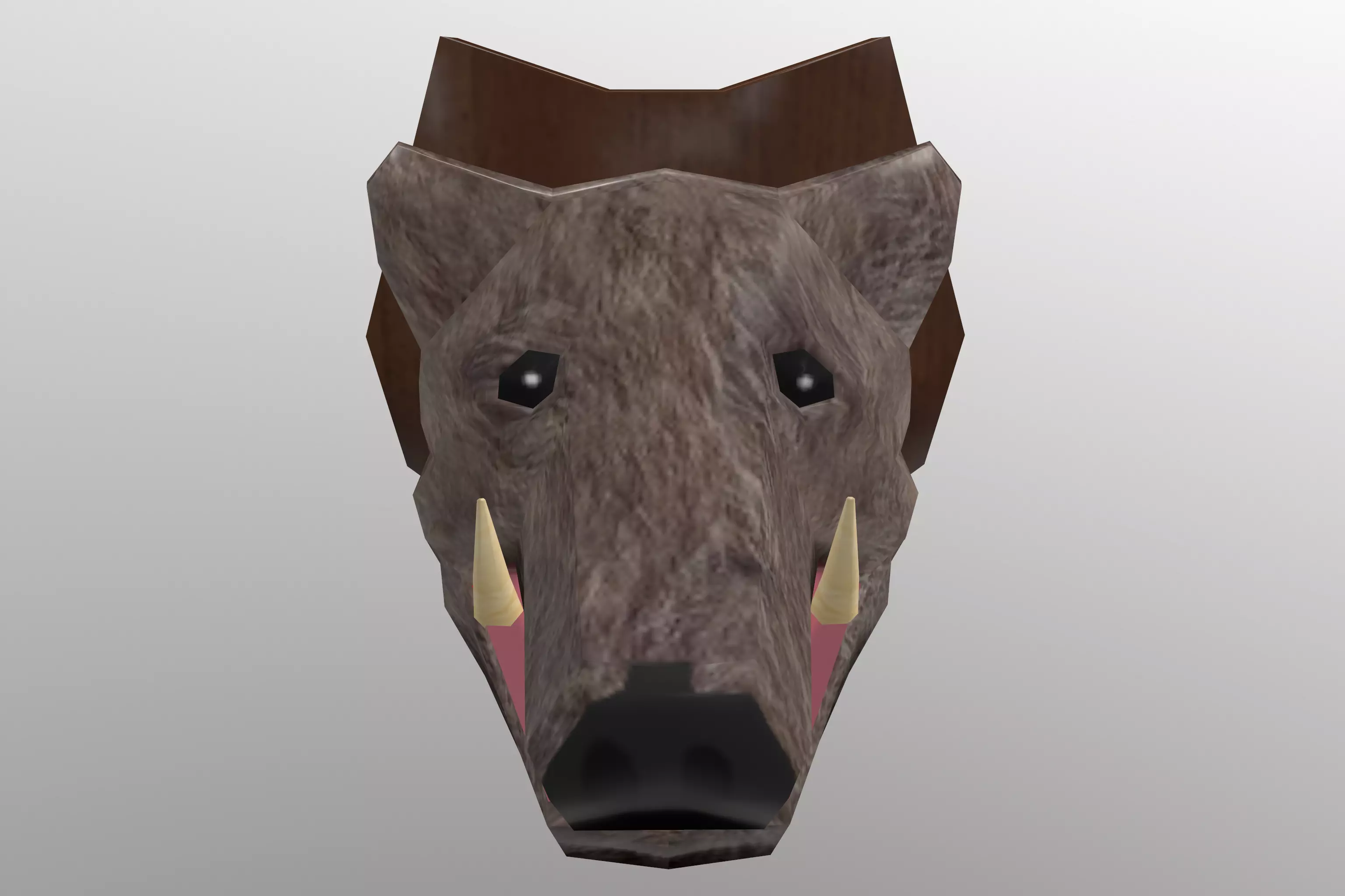 Boar Head 3D model_0