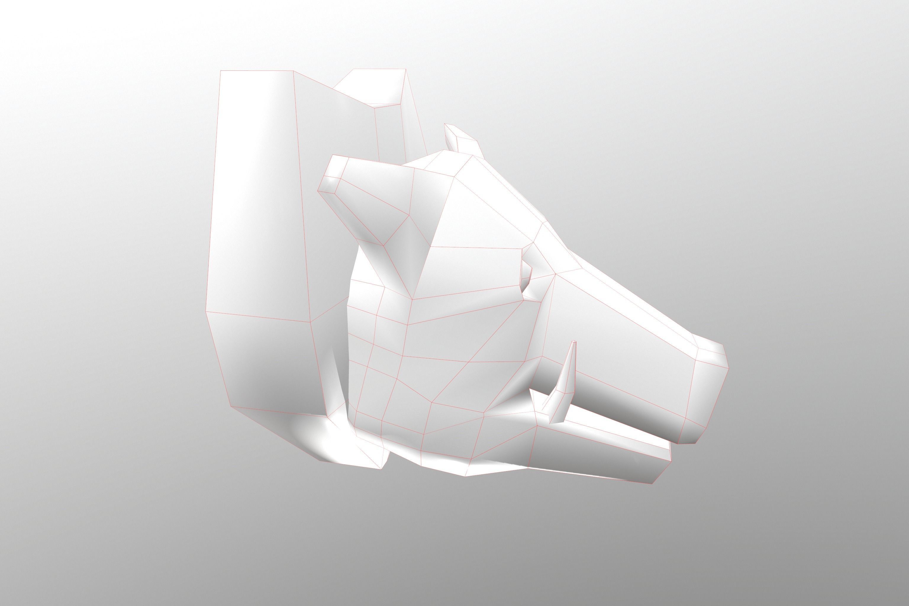 Boar Head 3D model_10