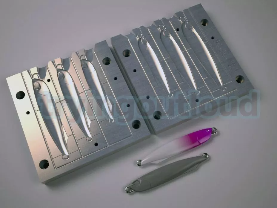 DM Slim Likeness 60-80-100gr Metal Jig Molds 3D print model