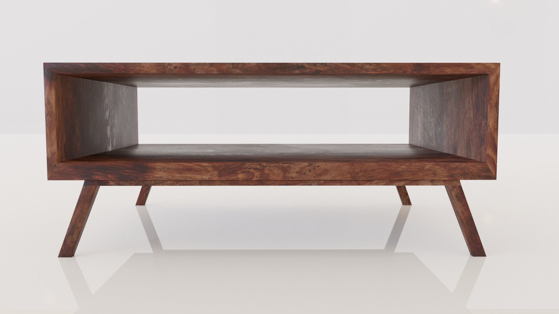 Coffee Table Classic 3 Low-poly 3D model_1