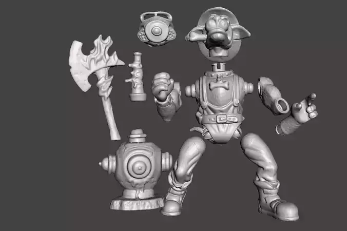 HOT SPOT VINTAGE TMNT TEENAGE MUTANT NINJA TURTLES COMPLETO 3D print model