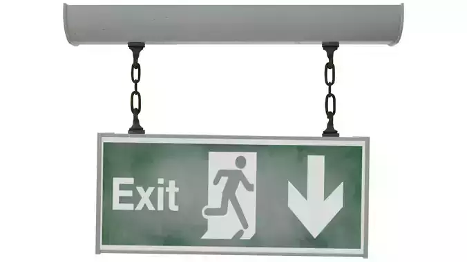 PBR Exit Sign