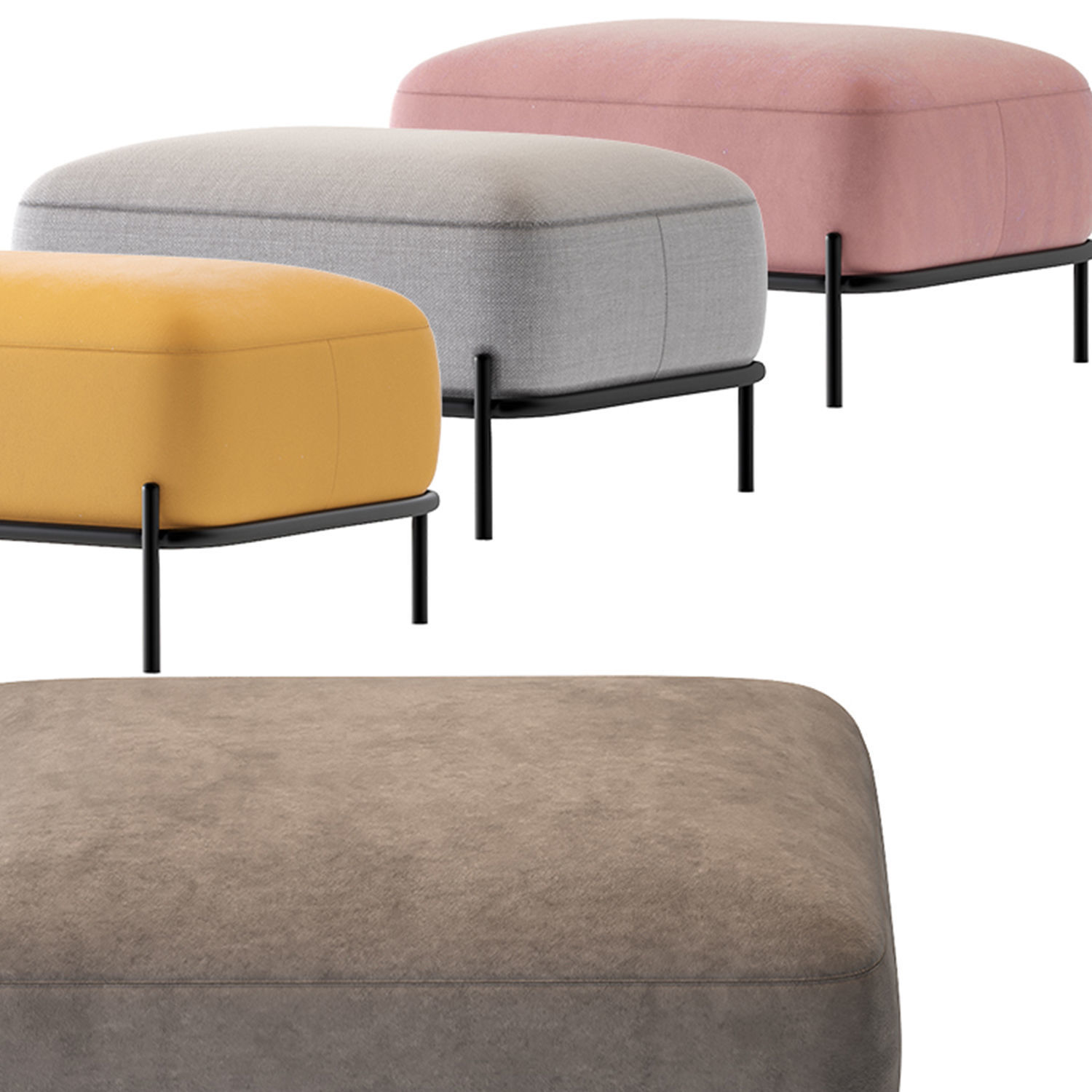 Puff pawai 3D model_2