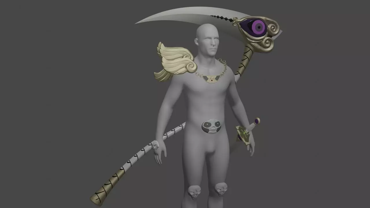 Hades Thanatos cosplay kit 3D print model_0