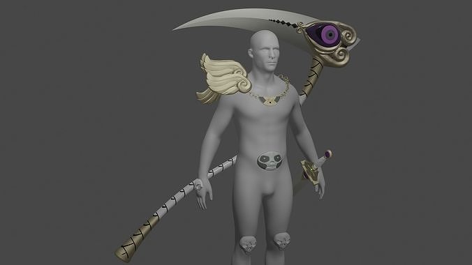 Hades Thanatos cosplay kit 3D print model