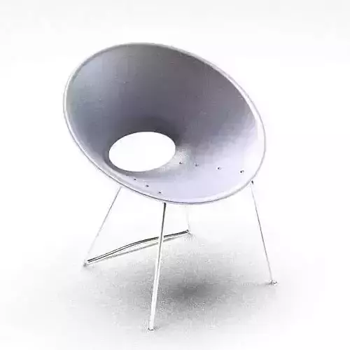 Innovative Metallic Chair 3D model