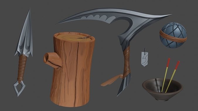 Akali Wild Rift cosplay league of legends 3D print model