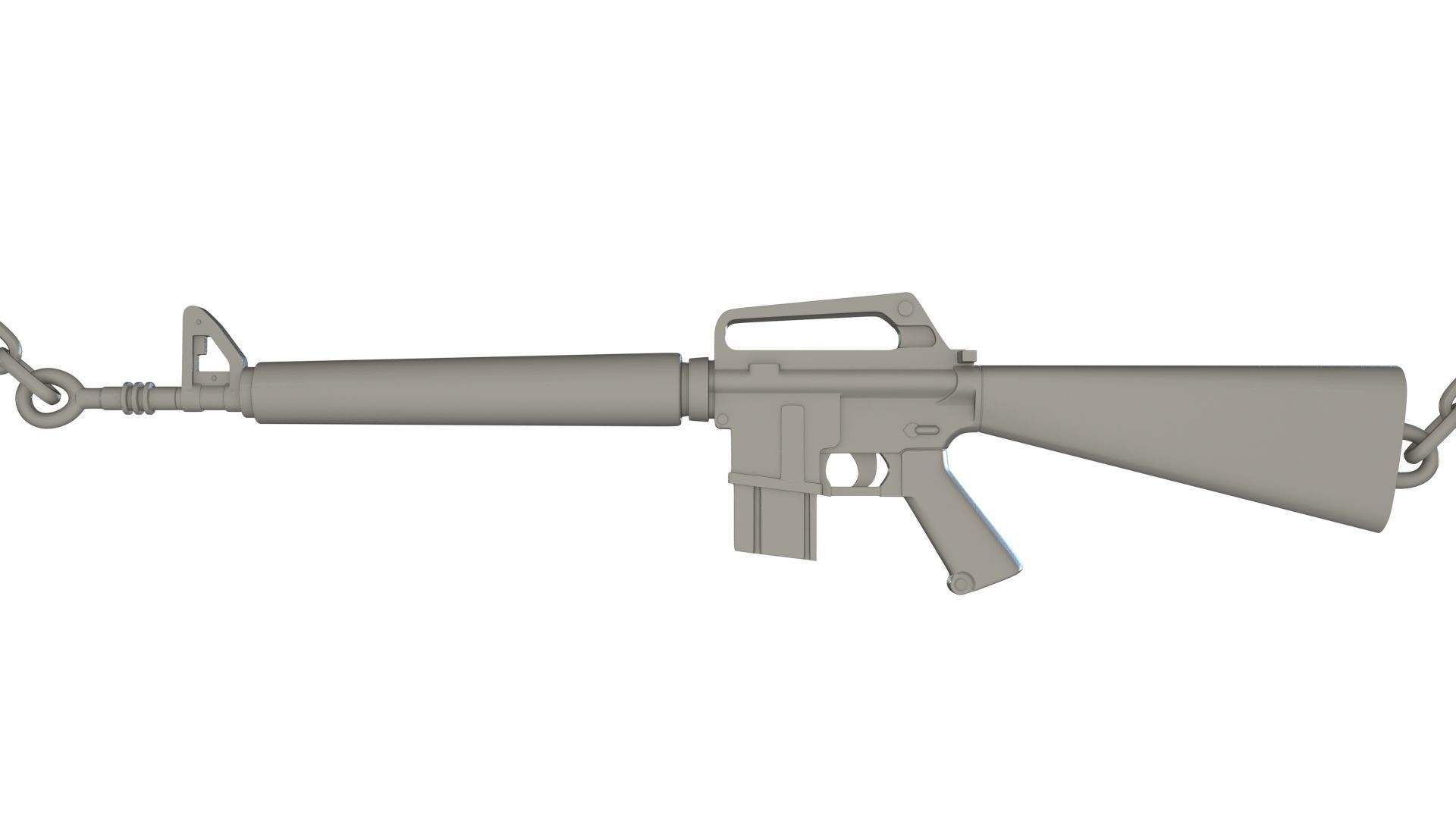 M16 Pendant  3D print model_5