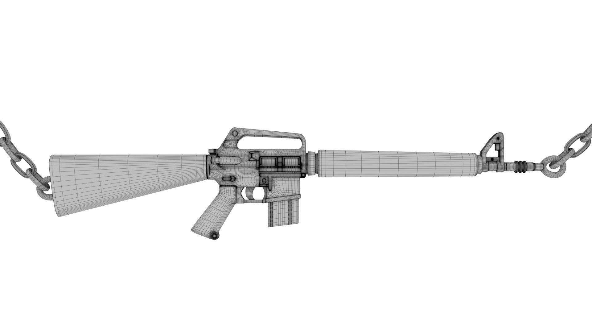 M16 Pendant  3D print model_2