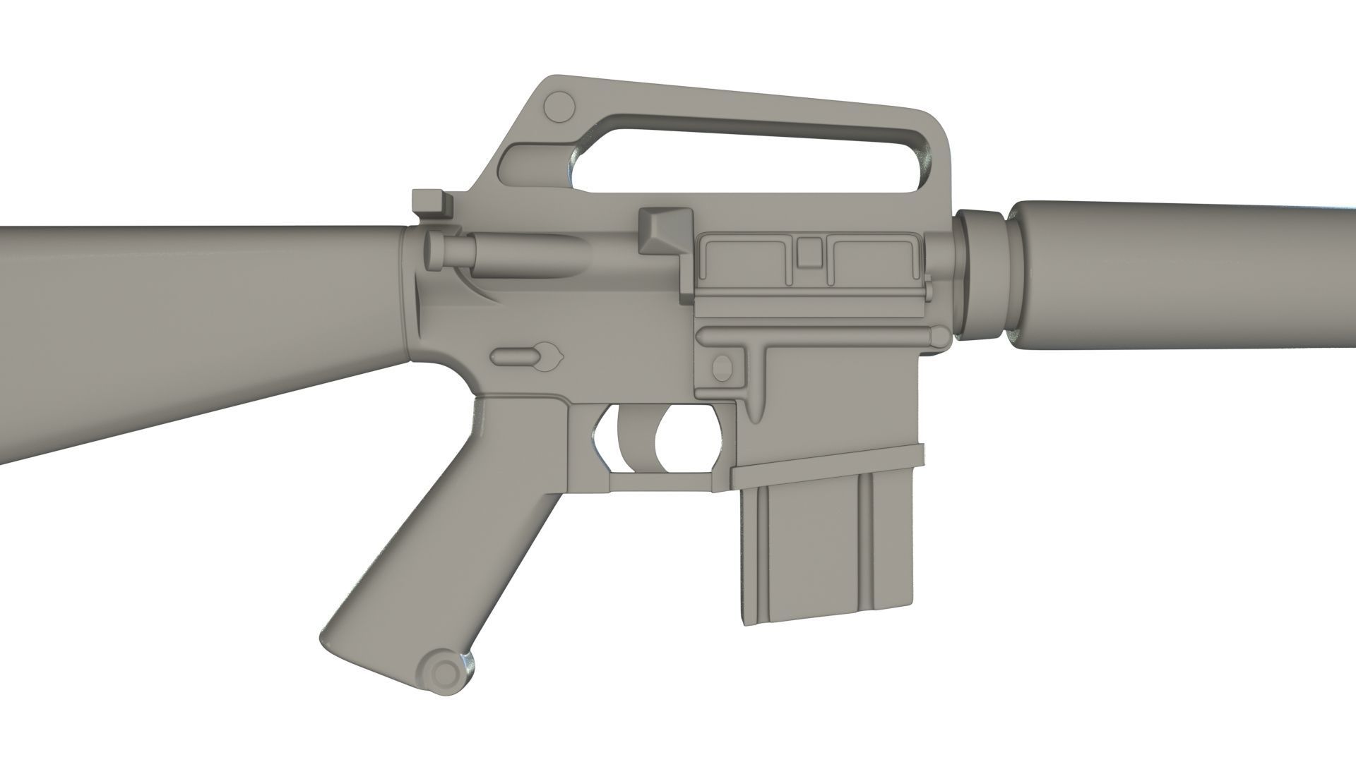 M16 Pendant  3D print model_4