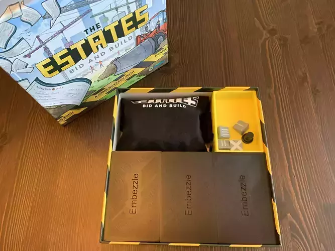 The Estates Board Game Organizer Insert