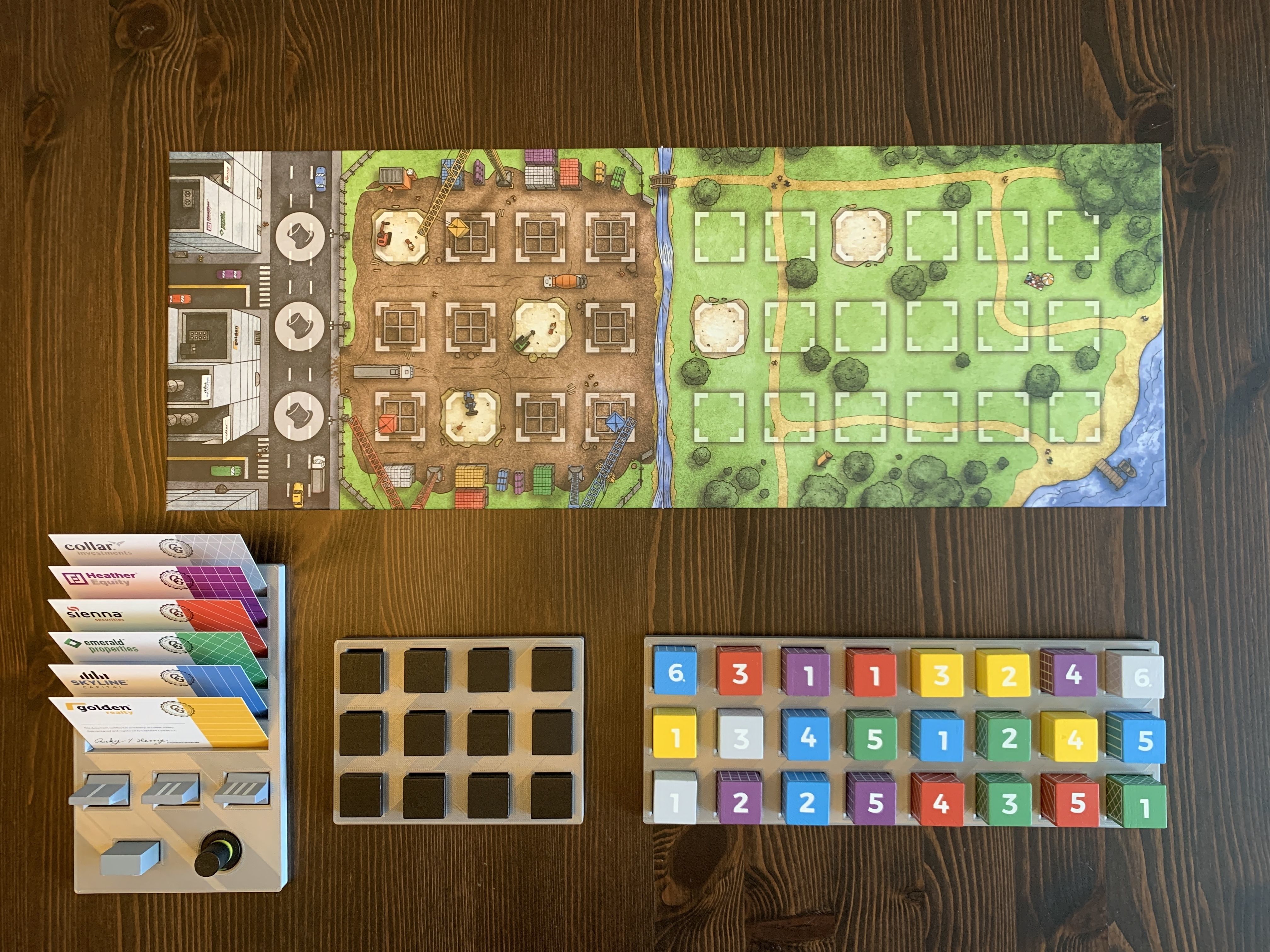 The Estates Board Game Organizer Insert 3D print model_1