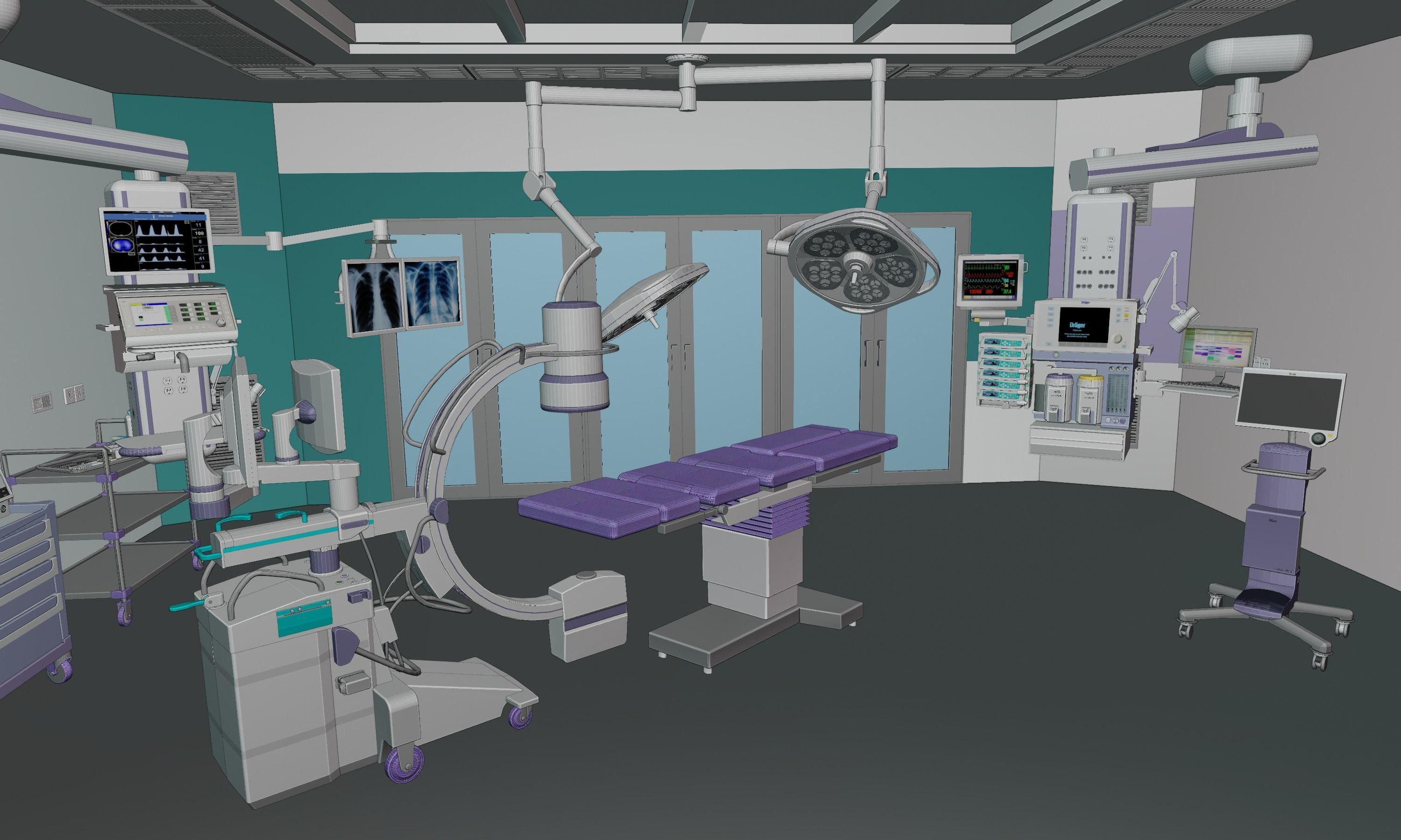 Medical Spaces Interior 3d Models 3D Model Collection_40
