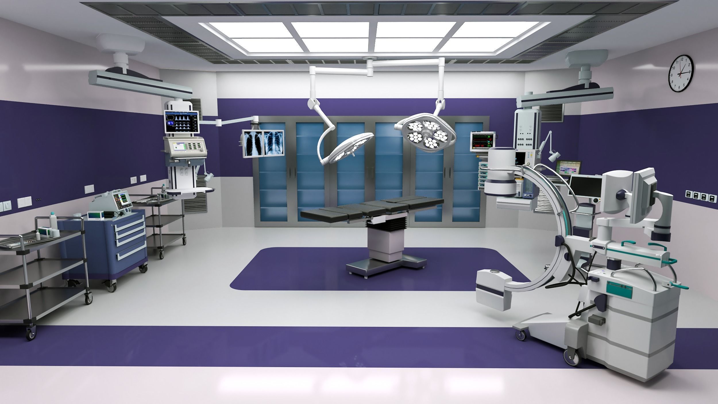Medical Spaces Interior 3d Models 3D Model Collection_32