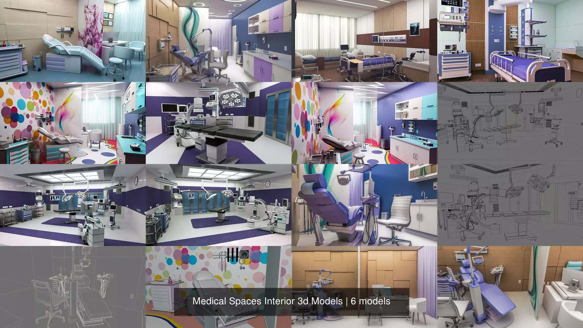 Medical Spaces Interior 3d Models 3D Model Collection_1