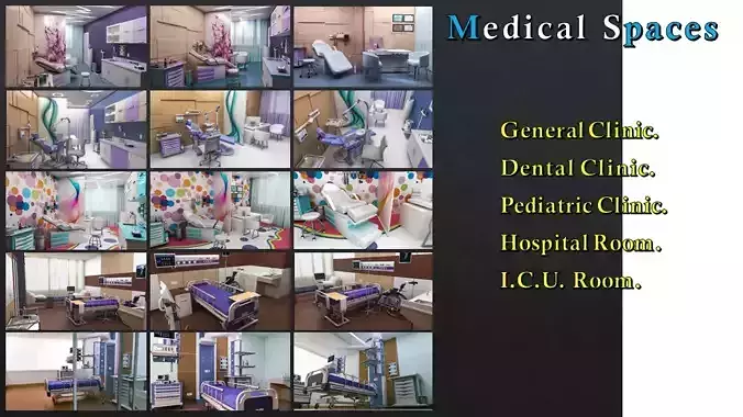 Medical Spaces Interior 3d Models 3D Model Collection