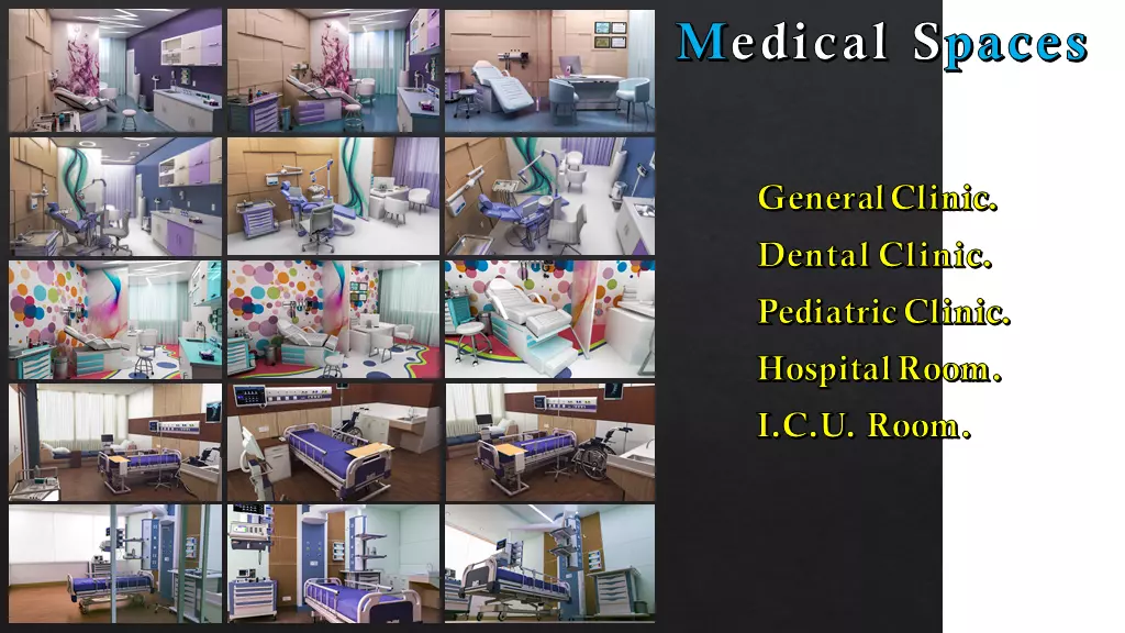Medical Spaces Interior 3d Models 3D Model Collection_0