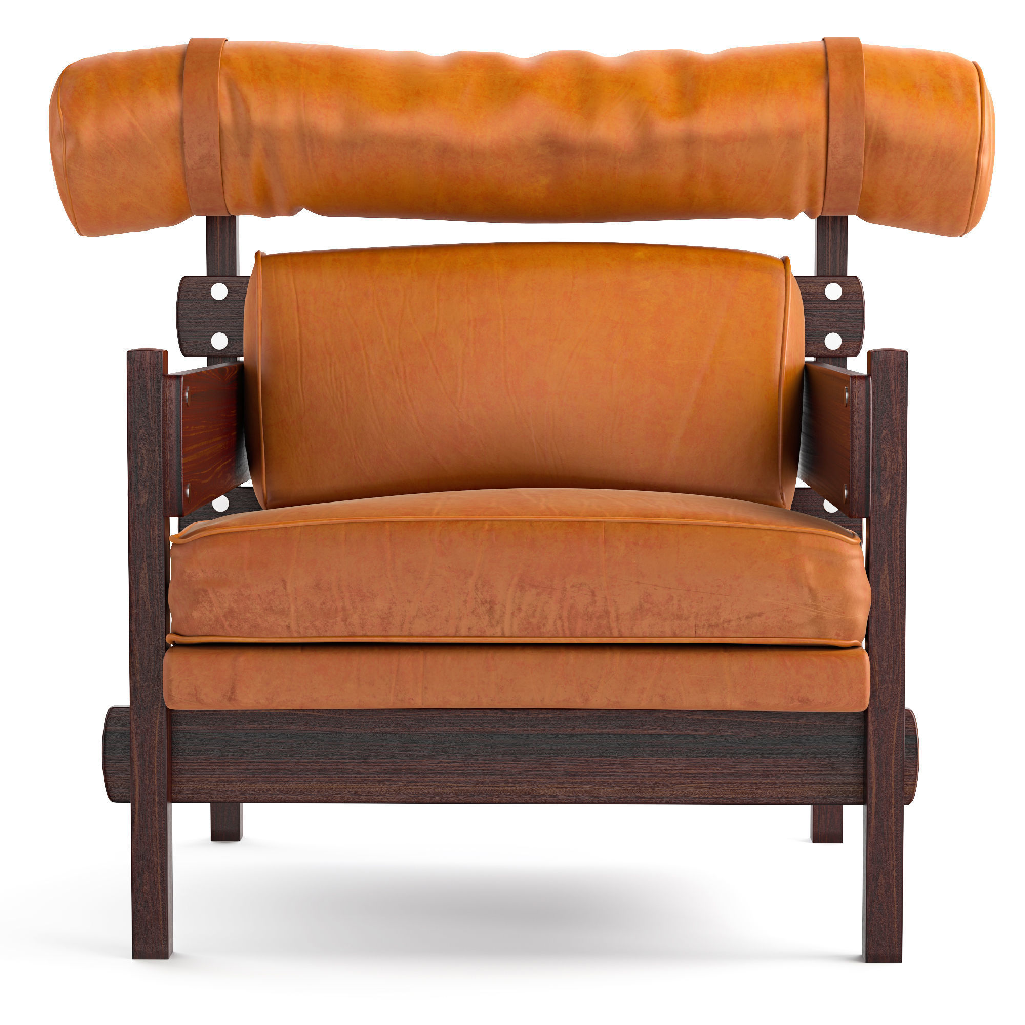 Armchair Sergio Rodrigues Tonico 3D model_1