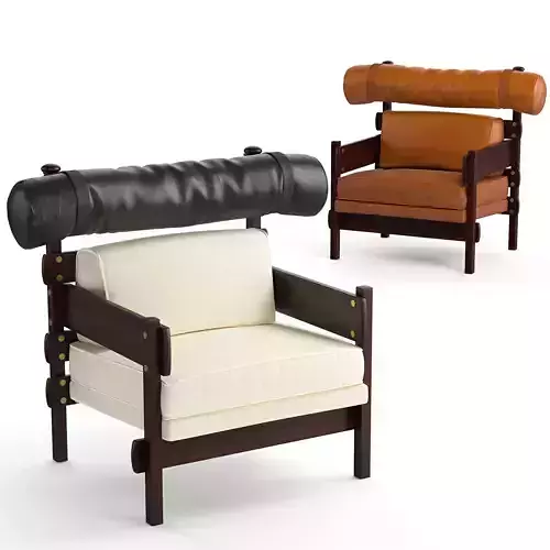 Armchair Sergio Rodrigues Tonico 3D model
