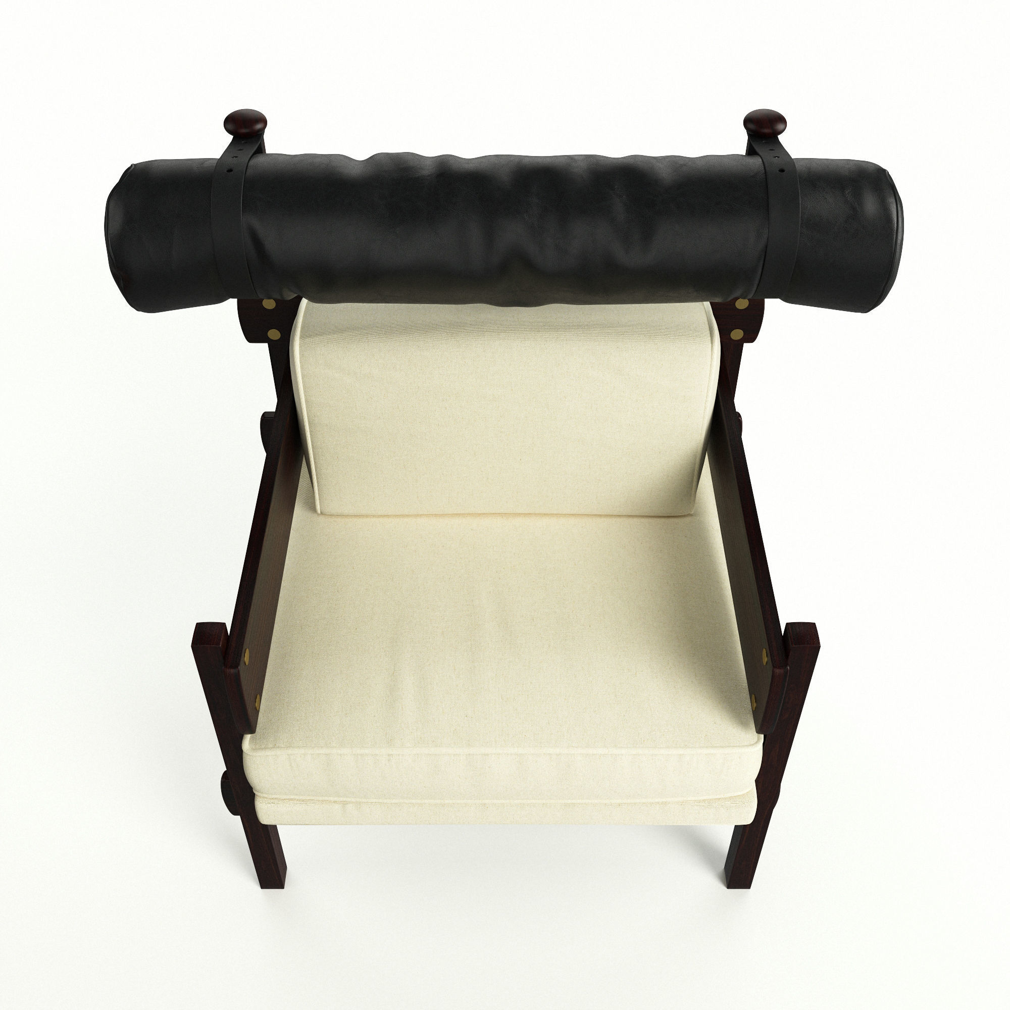 Armchair Sergio Rodrigues Tonico 3D model_4