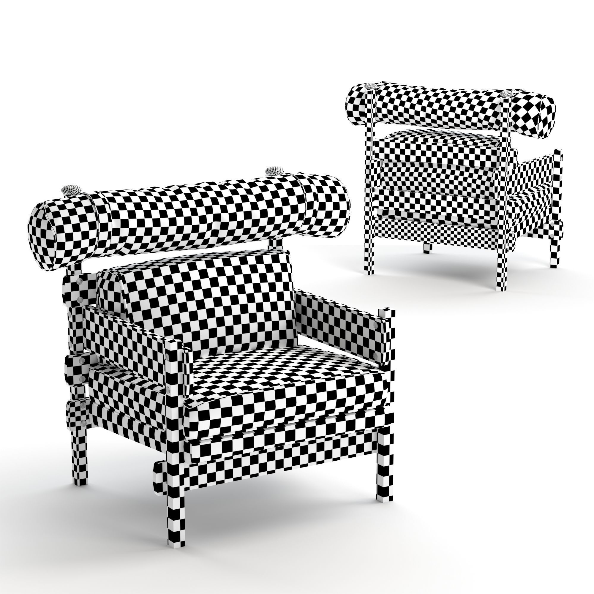Armchair Sergio Rodrigues Tonico 3D model_5