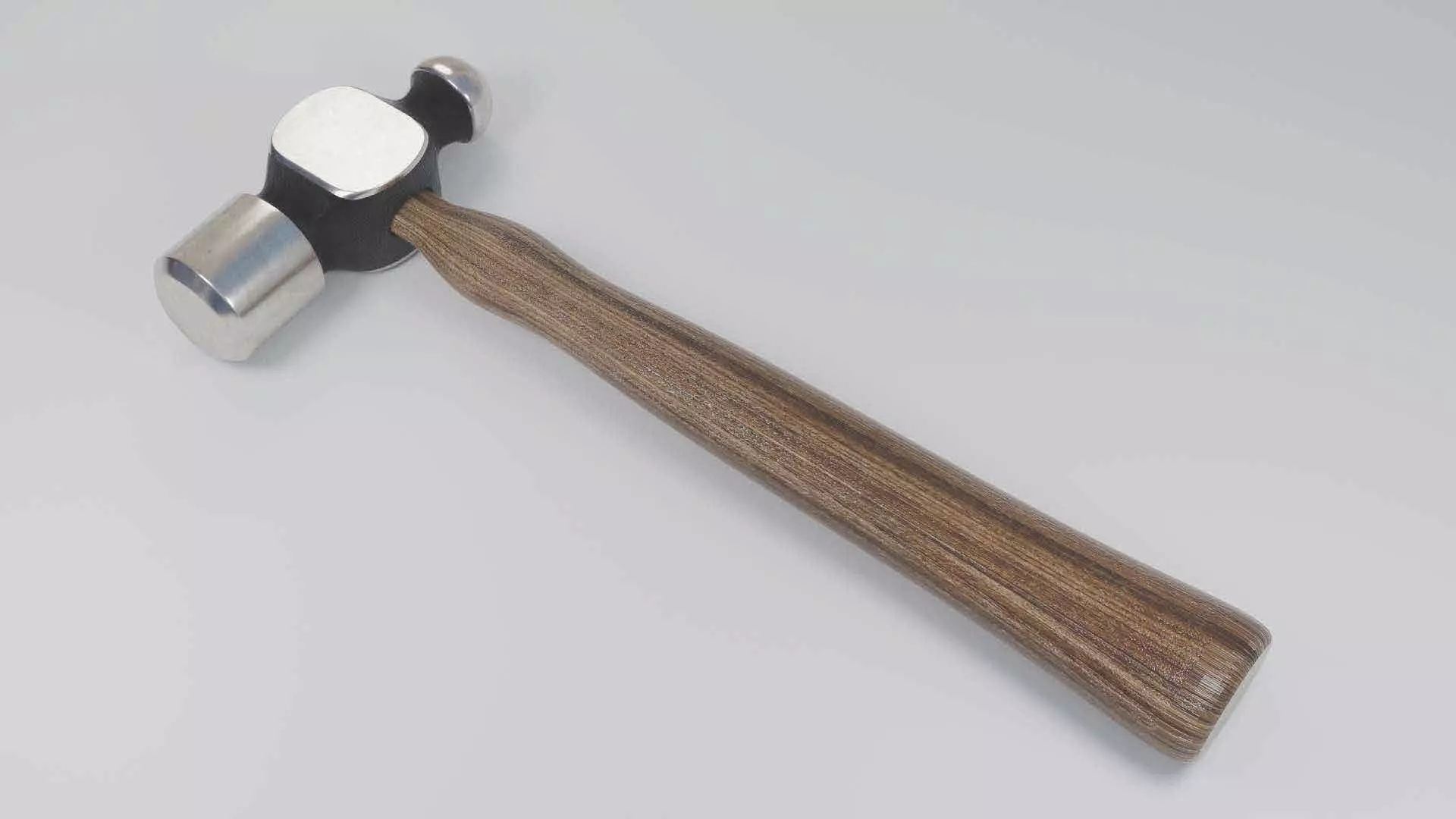 Hemmer hammer with wooden handle Free 3D model