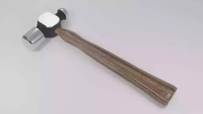 Hemmer hammer with wooden handle