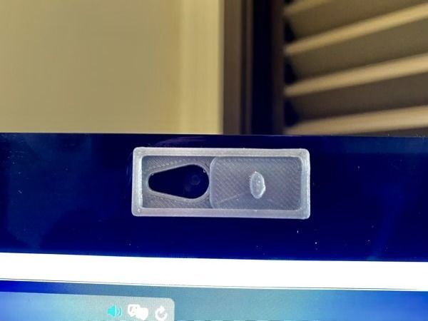 iMac Camera Cover Free 3D print model_1