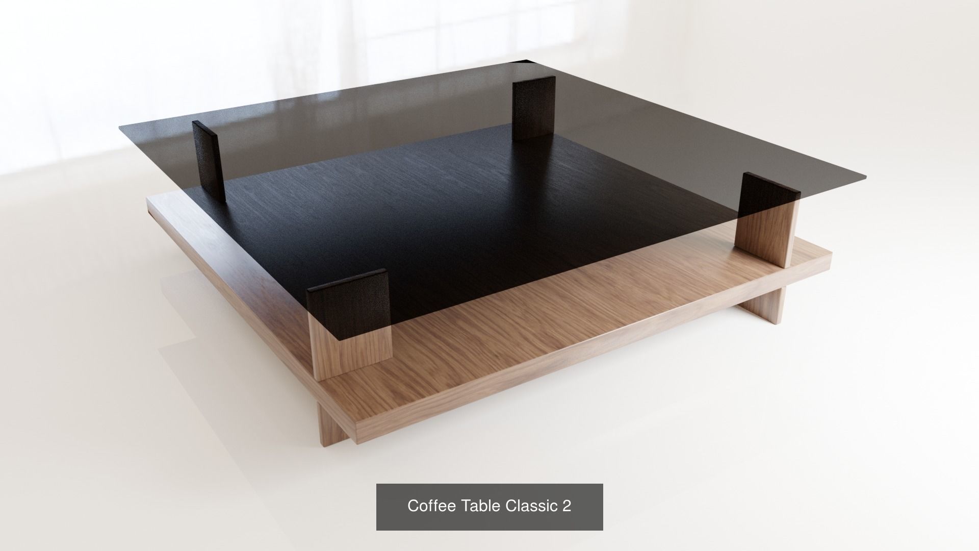 Coffee Tables 3D Model Collection_7