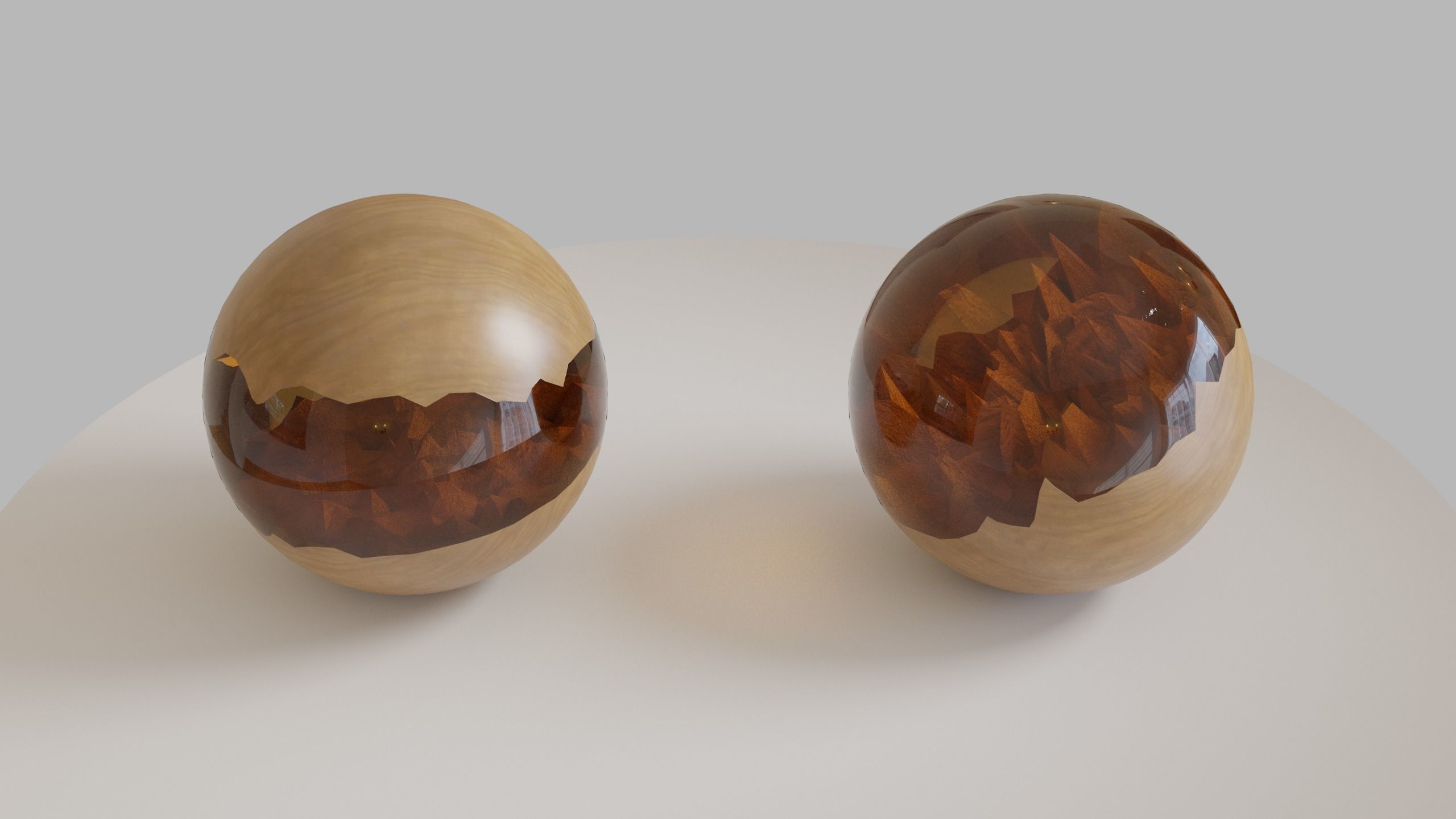 Hybrid spheres 3D model_5