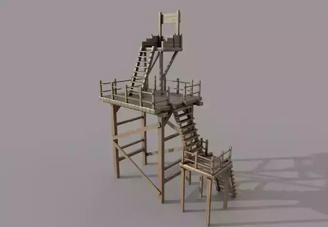 Wooden Watch Tower