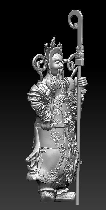 Chinese Stone Sculptural Arts 3D print model_1