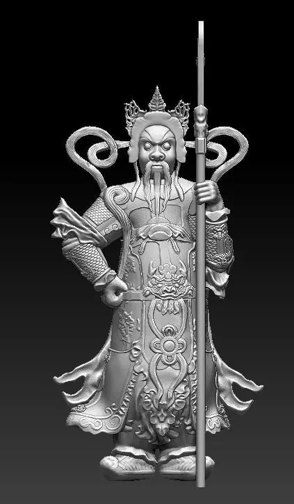 Chinese Stone Sculptural Arts 3D print model_0